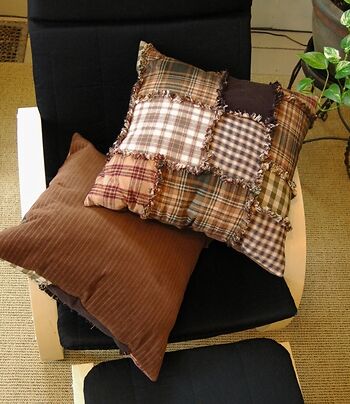 Ragged Flannel Pillow
