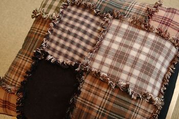 Ragged Flannel Pillow